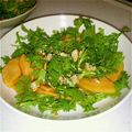 iukuf's cooksnap of when they made 柿と春菊のサラダ.