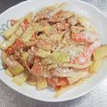 ゆみごじら's cooksnap of when they made ＊大根の皮とベーコンのオイマヨ炒め＊.