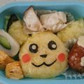 らいらいらー's cooksnap of when they made キャラ弁＊ピカチュウの夏弁！＊.