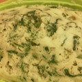 pianoym's cooksnap of when they made ルクエで★ＨＭで★とほうれん草蒸しパン.
