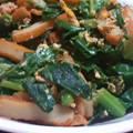 リラチエ's cooksnap of when they made ケールとさつまあげとたまごの炒めたの.