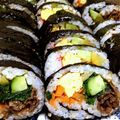 のびのびたさん's cooksnap of when they made きっとこれが基本のキンパ（韓国風海苔巻）.