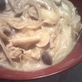 makeneco's cooksnap of when they made お蕎麦屋さんの豆乳クリーミーカレーうどん.