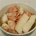 しろいひつじこ's cooksnap of when they made 長いもとベーコンの煮物.