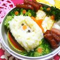 キャシーキャサリン's cooksnap of when they made 簡単☆丸おにぎりｄｅサンタ＆トナカイ.