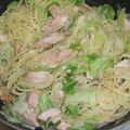 マダムキュリー's cooksnap of when they made 絶品＆簡単！鮭＆キャベツのクリームパスタ.
