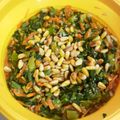 さやあ☆'s cooksnap of when they made 小松菜とナッツの黄身しょう油かけ.