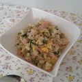 ムーちゃん☆★'s cooksnap of when they made ✿ママランチに❀小松菜とじゃこチャーハン.