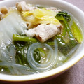 Aloha☆★'s cooksnap of when they made 白菜と豚肉の具だくさんスープ.