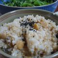ぽんず推し！'s cooksnap of when they made 玄米のおいしい食べ方♪黒米＆ひよこ豆.
