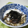 ブンショウ's cooksnap of when they made シメジとマイタケの酒蒸しとろろがけ.