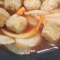 はるちゃん☆'s cooksnap of when they made 冷凍肉団子で簡単甘酢あんかけ.