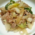 あいゆうが's cooksnap of when they made 豚ばら肉とねぎの味噌炒め！.