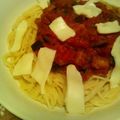 qinyun's cooksnap of when they made *茄子とモッツァレラのトマトパスタ*.