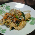 まめ姫's cooksnap of when they made にら、もやしの炒め物.