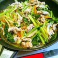 りょうりっこ☆'s cooksnap of when they made 豚肉と小松菜のサッパリ炒め.