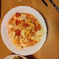 ダイエッターひさ子's cooksnap of when they made トマトと豆腐と卵の中華風チーズ炒め.