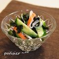patisier's cooksnap of when they made きゅうりとカニかま＊カボス和え.