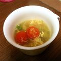 みなこい's cooksnap of when they made レタスのたまごスープ.