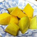 海天藍's cooksnap of when they made 南瓜とさつま芋の甘煮.