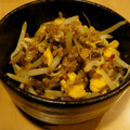 しろくまりん's cooksnap of when they made 挽き肉ともやしの卵とじ.