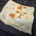 まっちゃんこなべ's cooksnap of when they made 材料4つ!フライパンで速攻‼︎簡単ナン☻.