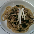 華舞蘭's cooksnap of when they made ほうれん草とシメジと納豆の和風パスタ.