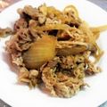 meff's cooksnap of when they made 麺つゆで作る牛丼風煮込み.