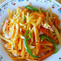 リナカジ's cooksnap of when they made ☆じゃがいもとハムの炒め物☆.