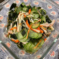 Faiza's cooksnap of when they made きゅうりとわかめのうま味酢の物.