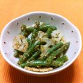 クロでん's cooksnap of when they made レンコンとインゲン豆の胡麻和え.