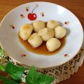 かおpon's cooksnap of when they made もちもち＊白玉だんご＊.