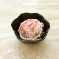 uguisumam's cooksnap of when they made 大根とカニカマのサラダ.