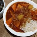 cococo710's cooksnap of when they made 圧力鍋で作る♪　トマトチキンカレー♪.