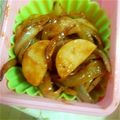 くまさん0402's cooksnap of when they made 玉ねぎと魚肉ソーセージのケチャップ炒め.