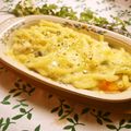 かずえ亭２号's cooksnap of when they made リメイク!!即席っっマカロニグラタン＊.