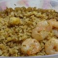 千代田's cooksnap of when they made 海老と小えびのパラパラ炒飯☆.