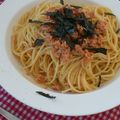 へっぽこちづ子's cooksnap of when they made 簡単☆サケフレークと椎茸のパスタ.