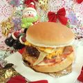 みなみんくっきんぐ's cooksnap of when they made ✿アメリカ～ンな♡ハニーチーズバーガー✿.