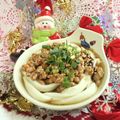みなみんくっきんぐ's cooksnap of when they made 簡単ヘルシー★もずく納豆のおうどん.