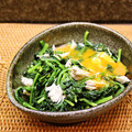 ちべターリー's cooksnap of when they made ☆ほうれん草と鶏ささみの黄身酢あえ.