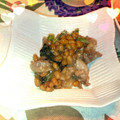 0513marimo's cooksnap of when they made 納豆と豚肉と小松菜の炒めもの.