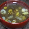 くまちゃんみかん's cooksnap of when they made 酢っぱ温かい♪もずくと葱のスープ.