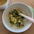 みーちーこー's cooksnap of when they made 簡単離乳食♡鶏と野菜の和風かきたま餡.