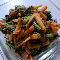 NEKOほっぺ's cooksnap of when they made 春菊と人参のみそごま炒め.