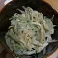 なおだいすけ's cooksnap of when they made おつまみサラダ！えのきと大根の香り和え.
