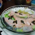 ＹuCｈａｎ's cooksnap of when they made 簡単メイン✿鮭と野菜の蒸しもの★レンジで.