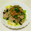 みょごろ's cooksnap of when they made 豚ばらと温野菜のにんにく胡麻ソース.