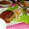 ioMam˙³˙'s cooksnap of when they made 食いしん坊バンザイ!!チーズハンバーグ.