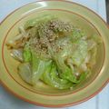 にーなつき's cooksnap of when they made おかずの一品に　レンジでキャベツ.